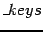 $ \_keys$